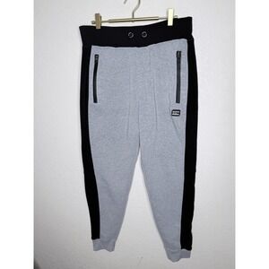 Akademiks Jogger Sweatpants Mens 3XL Gray Sherpa Lined Athletic Sports‎